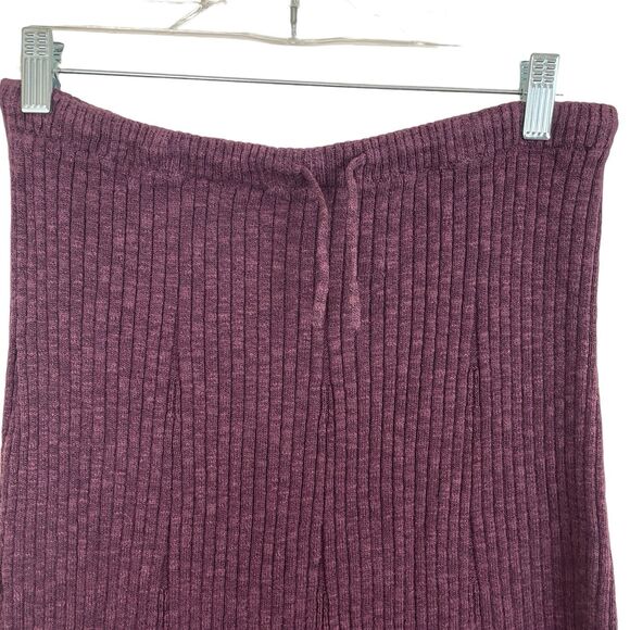 Free People FP Beach Purple Ribbed Knit Sweater Skirt Size Medium Stretch - Picture 2 of 9